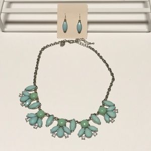 Turquoise Earring and Necklace Set!